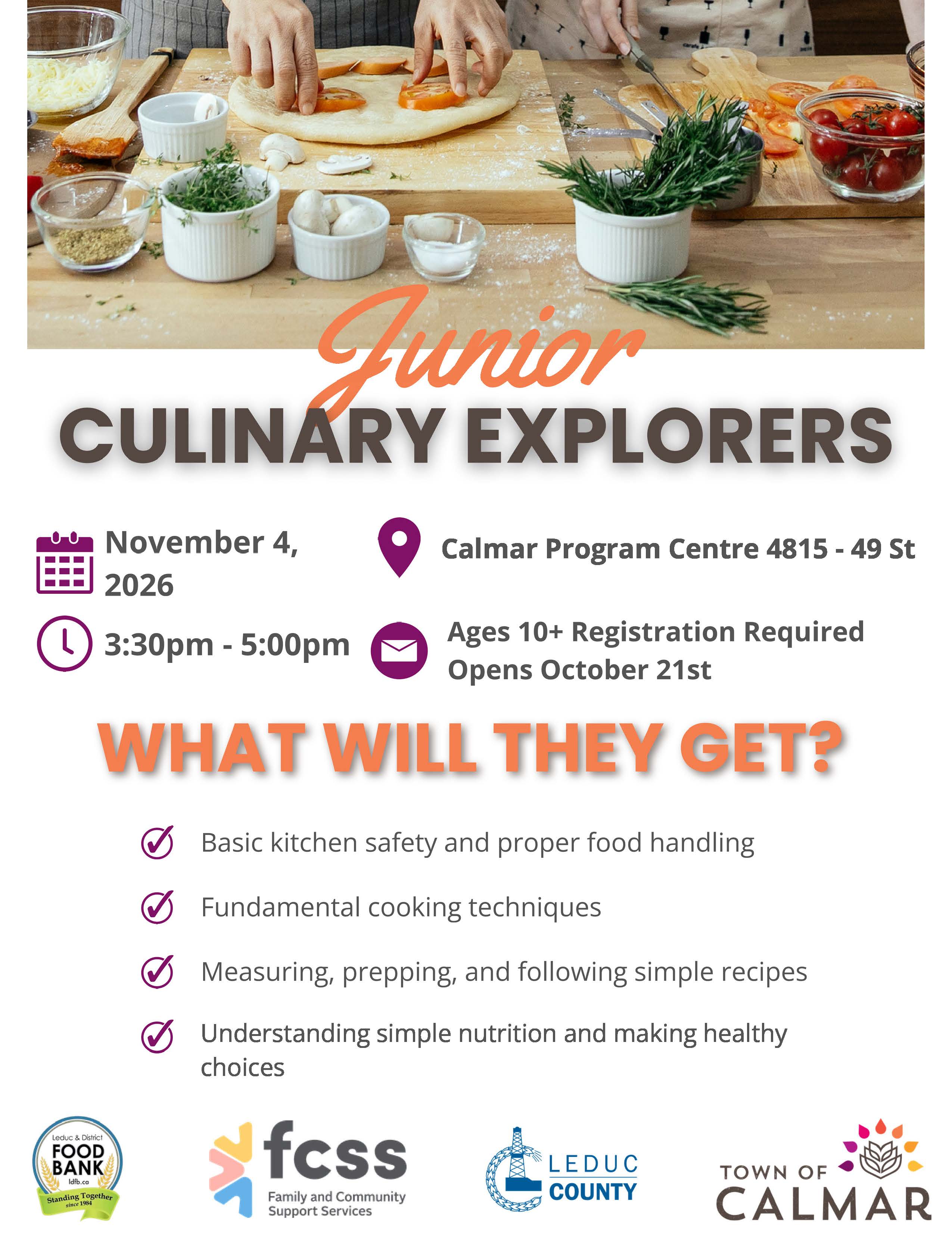 Junior Culinary Explores