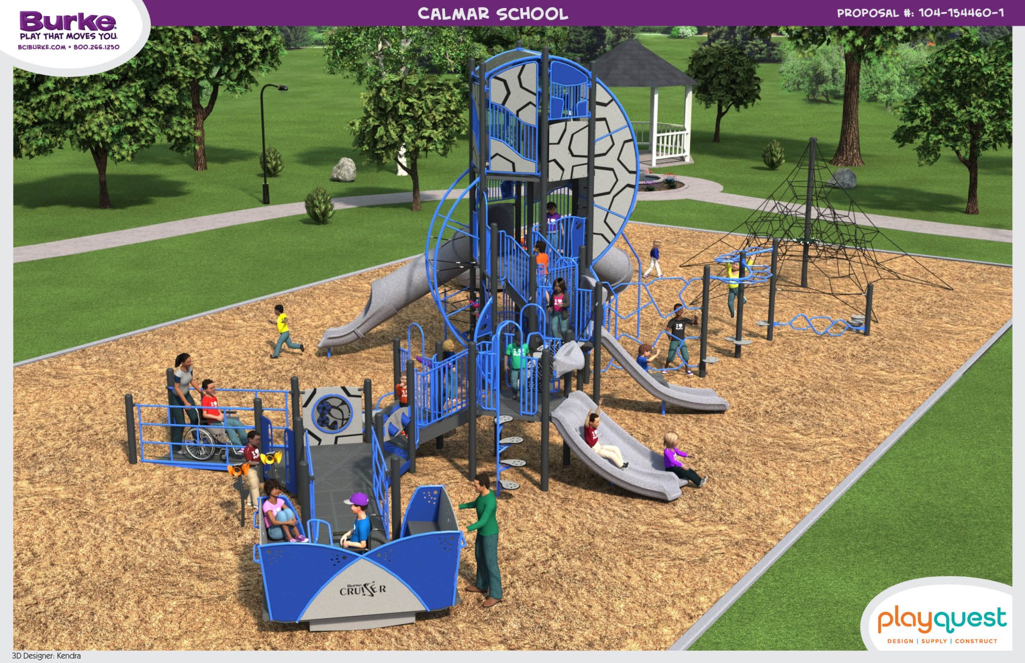 New Accessible Playground – Calmar Elementary School